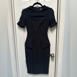 Black ASOS Midi Dress - size 0